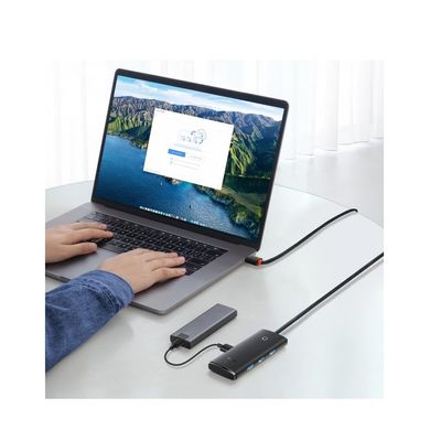 Купити USB-хаб Baseus Lite Series 4-Port Black