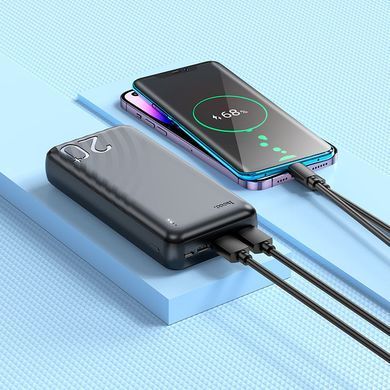 Купити Зовнішній акумулятор HOCO J123A Element power bank(20000mAh) Black