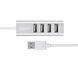 Кабель-переходник HOCO HB1 4USB Line machine Silver