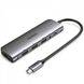 Перехідник UGREEN CM136 Type-C to HDMI + USB 3.0 x 3 + PD + 3,5 mm Space Grey