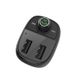 Автомобильное зарядное устройство Borofone BC16 MiniRock In-car Wireless FM Transmitter USB Type-C Black