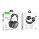 Бездротові накладні навушники HOCO W68 Calma ANC noise-canceling BT headphones(App) Metal Gray