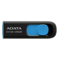 Купити Флеш-накопичувач A-DATA UV128 USB 3.2 Gen 1 (USB 3.0) 256GB Black/Blue