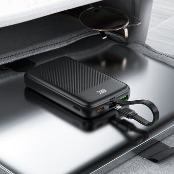 Купити Зовнішній акумулятор ACEFAST M13 PD22.5W power bank with cable 10000mAh Black