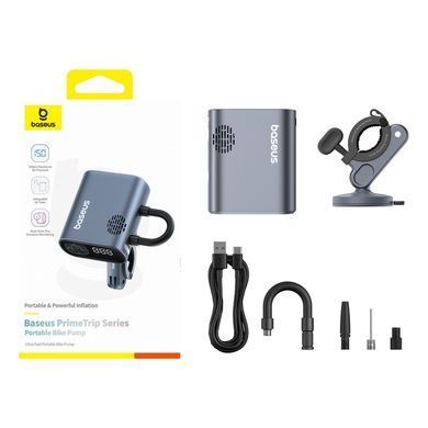 Купити Автомобильный насос Baseus PrimeTrip Series Portable Bike Pump Cosmic Black