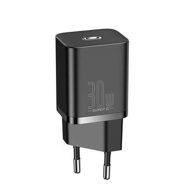 Купити Мережевий зарядний пристрій Baseus Super Si quick charger IC 30W EU Black