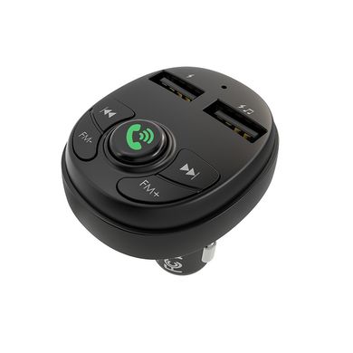 Купити Автомобильное зарядное устройство Borofone BC26 Music joy Car wireless FM transmitter USB Black