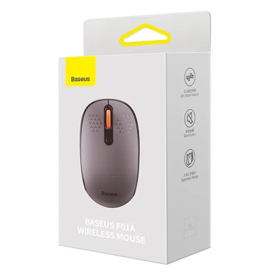 Купити Маніпулятор миша бездротова Baseus F01A Wireless Mouse Frosted Gray