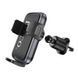 Автотримач для телефона HOCO H78 Vista push-type car holder (air outlet) Black Metal Gray