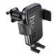 Автотримач для телефона HOCO H78 Vista push-type car holder (air outlet) Black Metal Gray