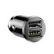 Автомобільний зарядний пристрій Baseus Grain Car Charger USB-A Black