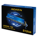 Накопитель SSD A-DATA LEGEND 700 512GB M.2 2280 PCI Express 3.0x4 3D NAND