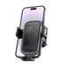 Автотримач для телефона HOCO H78 Vista push-type car holder (air outlet) Black Metal Gray