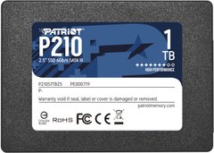 Купити Накопичувач SSD Patriot P210 1024GB 2.5" SATA III (6Gb/s) 3D TLC NAND
