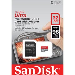 Купити Карта памяти SanDisk microSDHC 32GB Class 10 UHS-I V10 A1
