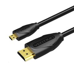 Купити Кабель Vention VAA-D03-B300 micro HDMI to HDMI 3 м Black