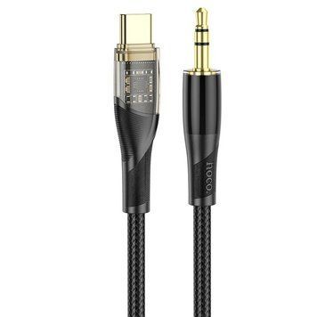 Купити Аудиокабель HOCO UPA25 Transparent Discovery Edition Digital audio conversion cable Type-C Black