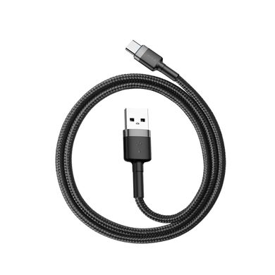Купити Кабель Baseus Cafule USB Type-C USB 3 A 0,5m Black-Gray