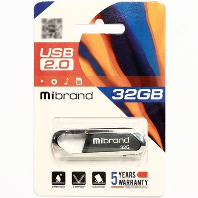 Купити Флеш-накопичувач Mibrand USB2.0 Aligator 32GB Grey