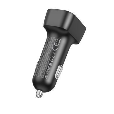 Купити Автомобильное зарядное устройство BOROFONE BZ28C Trophie PD60W(2C1A) car charger Black