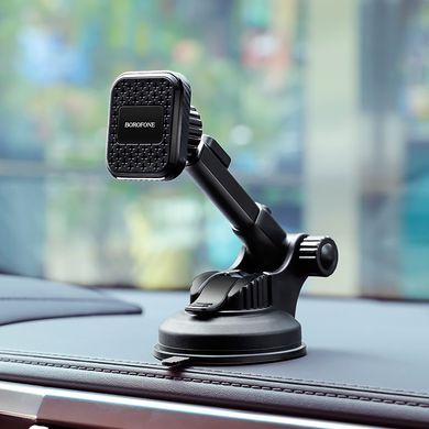 Купити Тримач Borofone Vanda magnetic in-car phone holder for center console windshield Black