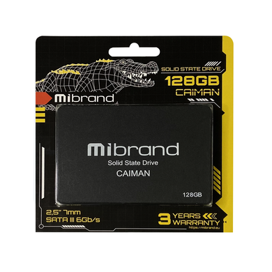 Купити Накопичувач SSD Mibrand Caiman 128GB 2.5" SATAIII 3D TLC NAND