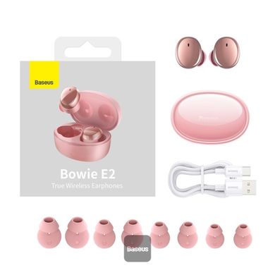 Купити Навушники Baseus True Wireless Earphones Bowie E2 Bluetooth 5.2 Pink