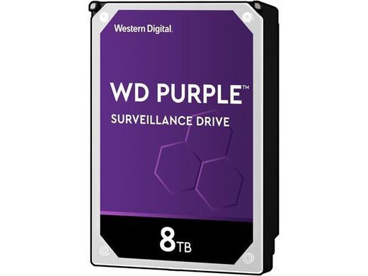 Купити Дисковый накопитель внутренний Western Digital Western Digital 3.5" Purple 8ТВ 3,5" SATAIII 5400 об/мин Серебристый - Уценка