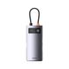 USB-хаб Baseus Metal Gleam Series 4-in-1 Multifunctional Type-C to 3xUSB3.0+RJ45 Gray