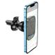 Тримач для мобільного Hoco CA115 Blue Shark air outlet magnetic Black Metal Grey