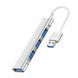 Хаб WUW-X235 USB 4-in-1 multifunctional expander, USB3.0 high-speed transmission