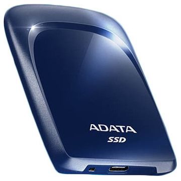 Купити Портативний SSD A-DATA SC680 240GB Portable USB 3.2 Type-C 3D NAND TLC Blue - Уцінка