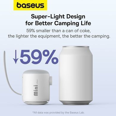 Купити Портативний насос для матраців Baseus PocketGo Portable Air Pump Stellar White