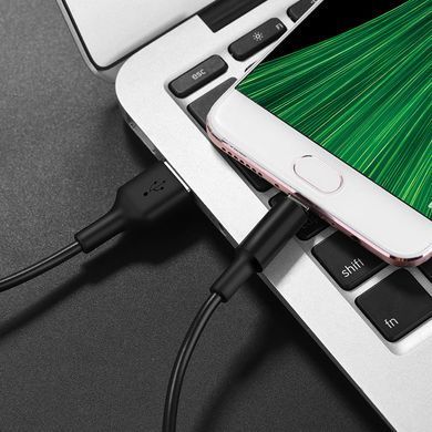 Купити Кабель HOCO X25 USB to Micro 2A, 1m, PVC, PVC connectors, Black