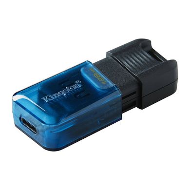 Купити Флеш-накопитель Kingston DT80M USB3.2/USB Type-C 128GB Black/Blue