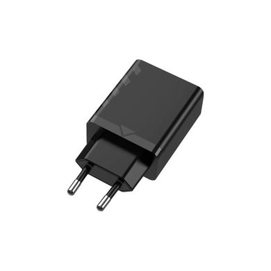 Купити Мережевий зарядний пристрій Vention 1-port USB (12W) Black