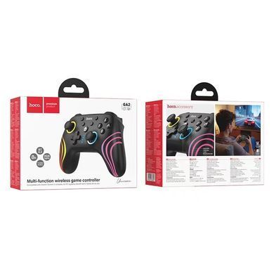 Купити Бездротовий геймпад HOCO GA2 800mAh (SWITCH 1/2.PC) Unicorn multi-function wireless game controller Black
