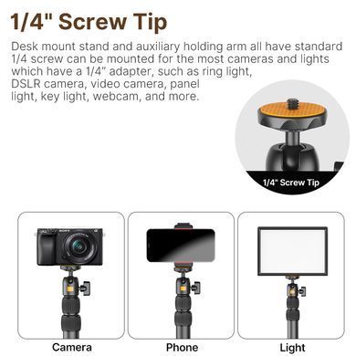 Купити Штатив-тримач Ulanzi Vijim Desktop Extendable Light Stand (UV-2487 LS02)