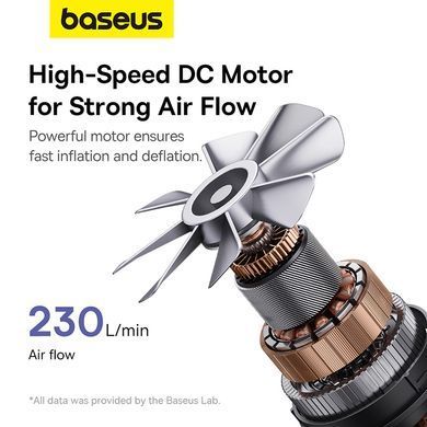 Купити Портативний насос для матраців Baseus PocketGo Portable Air Pump Stellar White