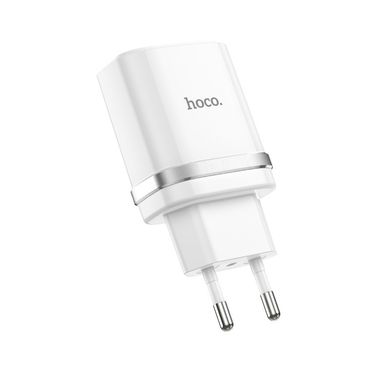 Купити Мережевий зарядний пристрій Hoco C12Q Smart QC3.0 charger White