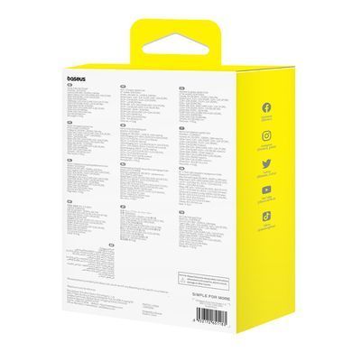 Купити Мережевий зарядний пристрій Baseus Cube Fast Charger C+U 30W EU Cluster Black