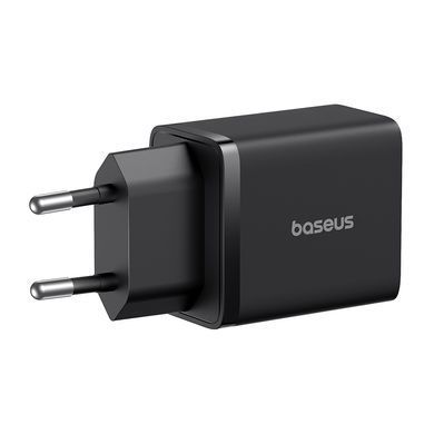 Купити Мережевий зарядний пристрій Baseus Cube Fast Charger C+U 30W EU Cluster Black