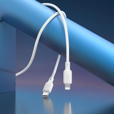 Купити Кабель BOROFONE BX113 Lenny PD silicone charging data cable iP (L=1M) White