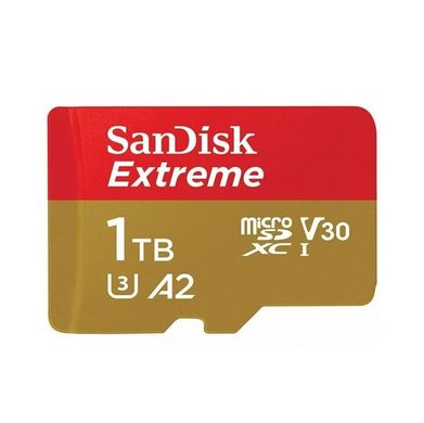 Купити Карта пам'яті SanDisk microSDXC Extreme 1TB Class 10 UHS-I (U3) V30 A2 W-130MB/s R-190MB/s