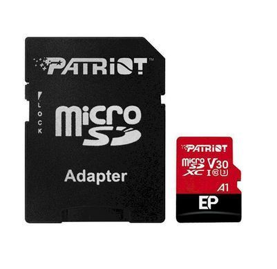 Купити Карта пам'яті microSDXC (UHS-1 U3) Patriot EP Series 1Тb class 10 V30 (R-100MB/s, W-80MB/s) (adapter SD)