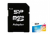 Карта памяти SiliconPower microSDHC Elite Color 16GB Class 10 UHS-I R-85MB/s +SD-адаптер