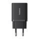 Мережевий зарядний пристрій Baseus Cube Fast Charger C+U 30W EU Cluster Black