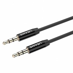 Купити Аудіо-кабель Usams YP-01 Aux Audio Cable 1m Black