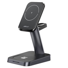 Купити Бездротовий зарядний пристрій ACEFAST E3 desktop three-in-one wireless charging stand Black