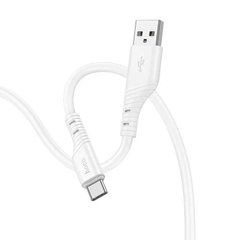 Купити Кабель Hoco X97 Crystal USB Type-C 2.4 A 20W 1m White